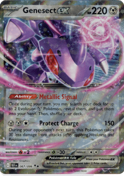 2025 Genesect ex #67 Black Bolt