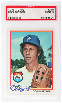 1978 Topps Don Sutton #310 PSA 9