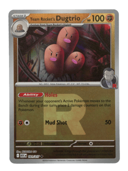2026 Team Rocket's Dugtrio #101 Ascended Heroes