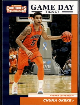 2019 Chuma Okeke #30 Contenders Draft Picks Game Day Ticket