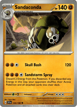 2023 Sandaconda #120 Scarlet & Violet