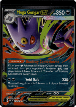 2025 Mega Gengar ex #56 Phantasmal Flames