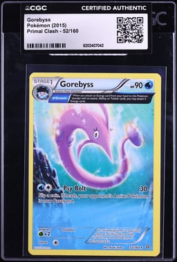 2015 Pokemon XY Primal Clash Gorebyss #52 CGC AUTH