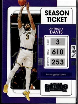 2021 Anthony Davis #72 Contenders