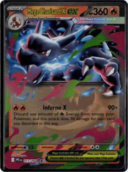 2025 Mega Charizard X ex #13 Phantasmal Flames