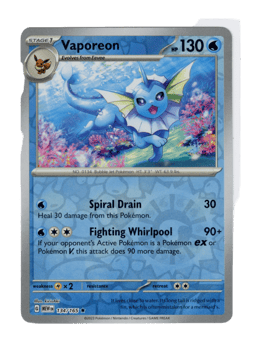 2023 Vaporeon #134 151