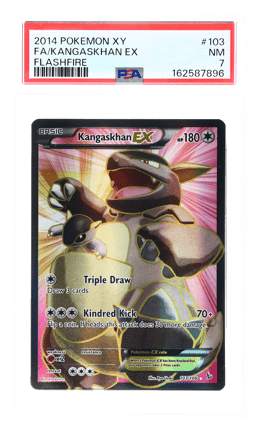 2014 Pokemon XY Flashfire Kangaskhan Ex #103 PSA 7