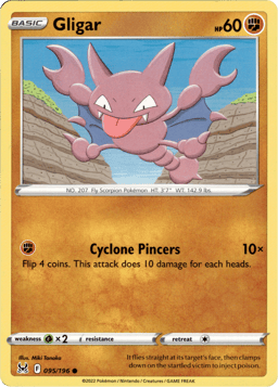 2022 Gligar #95 Lost Origin