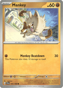 2024 Mankey #45 Paldean Fates