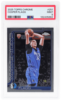2025 Topps Chrome Cooper Flagg #251 PSA 9