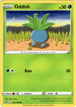 2022 Oddish #1 Lost Origin