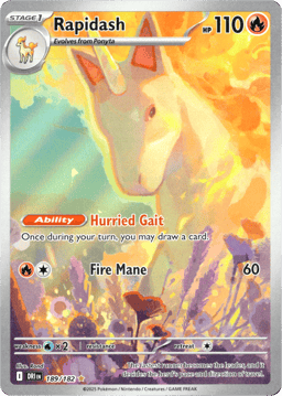 2025 Rapidash #189 Destined Rivals