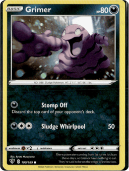 2020 Grimer #100 Darkness Ablaze