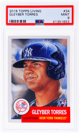 2018 Topps Living Gleyber Torres #34 PSA 9