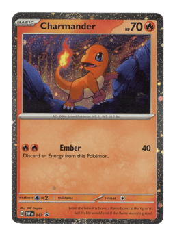 2023 Charmander #47 Scarlet & Violet Black Star Promos