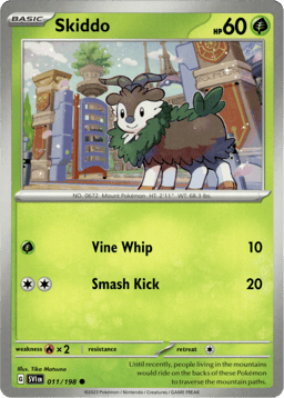 2023 Skiddo #11 Scarlet & Violet