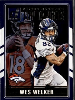 2016 Wes Welker #8 Peyton Manning's Top Targets