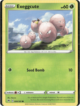 2020 Exeggcute #4 Vivid Voltage