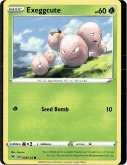 2020 Exeggcute #4 Vivid Voltage