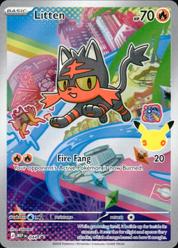 2025 Litten #44 Mega Evolution Black Star Promos