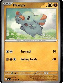 2024 Phanpy #48 Paldean Fates