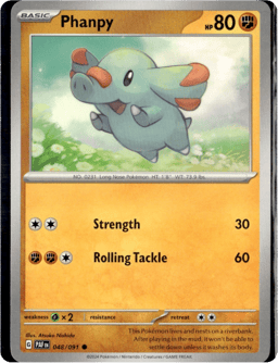 2024 Phanpy #48 Paldean Fates