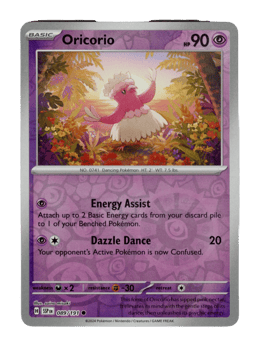 2024 Oricorio #89 Surging Sparks