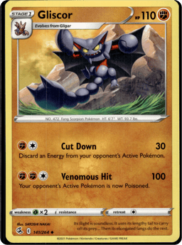 2021 Gliscor #141 Fusion Strike