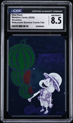 2026 One Piece Metakira Cards Shueisha Natsucomi Summer Comic Fair One Piece CGC 8.5 NM-MT+