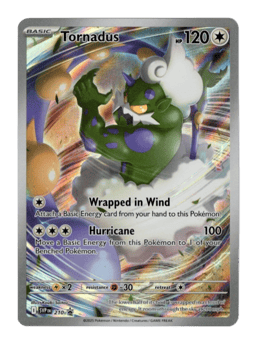 2023 Tornadus #210 Scarlet & Violet Black Star Promos