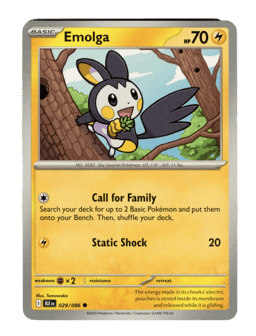 2025 Emolga #29 Black Bolt
