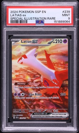 2024 Pokemon Scarlet & Violet Surging Sparks SIR Latias Ex #239 PSA 9 MINT