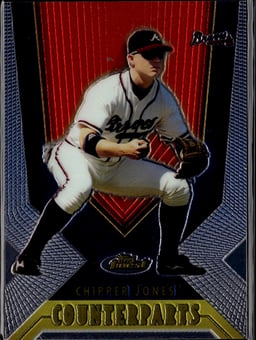 2000 Chipper Jones #275 Finest Counterparts