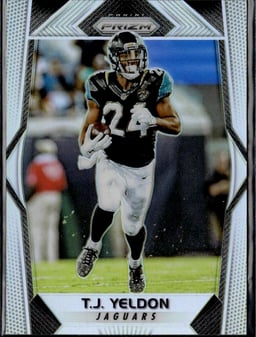 2017 T.J. Yeldon #28 Prizm