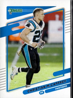 2021 Christian McCaffrey #219 Donruss