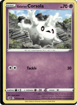 2021 Galarian Corsola #117 Fusion Strike