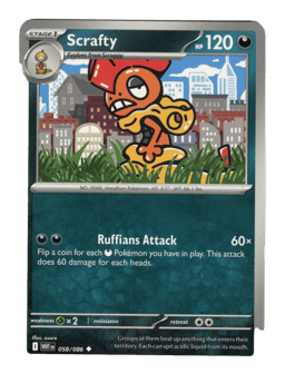 2025 Scrafty #58 White Flare