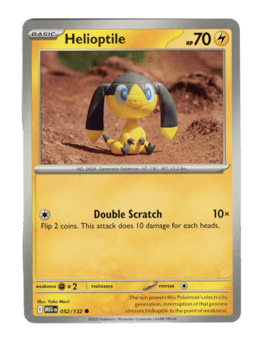 2025 Helioptile #52 Mega Evolution