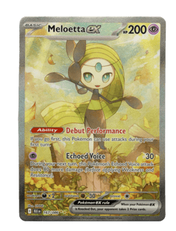 2025 Meloetta ex #167 Black Bolt