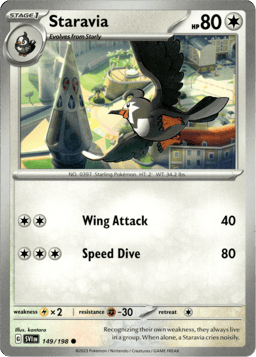 2023 Staravia #149 Scarlet & Violet