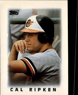 1986 Cal Ripken #2 Major League Leaders