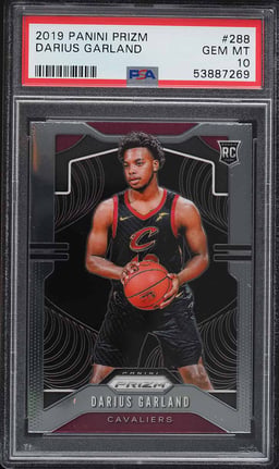2019 Panini Prizm Darius Garland ROOKIE RC #288 PSA 10 GEM MINT