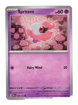 2025 Spritzee #38 Prismatic Evolutions