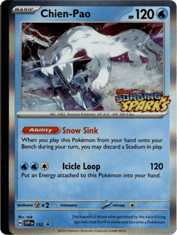 2023 Chien-Pao #152 Scarlet & Violet Black Star Promos