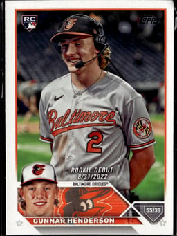 2023 Gunnar Henderson #US18 Topps Update