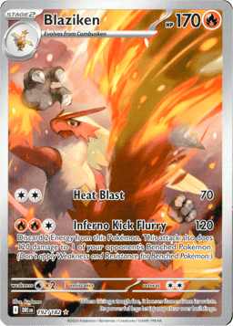 2025 Blaziken #192 Destined Rivals