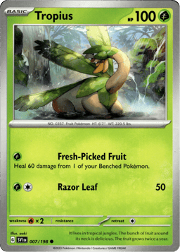 2023 Tropius #7 Scarlet & Violet