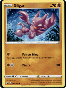 2021 Gligar #140 Fusion Strike