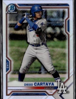 2021 Diego Cartaya #BDC-155 Bowman Draft Chrome