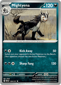2026 Mightyena #129 Ascended Heroes